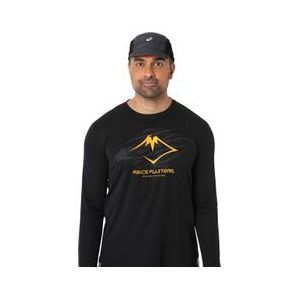 Asics - Fujitrail Cap - Zwart - Unisex - Opvouwbaar - Sneldrogend - Reflecterende Details