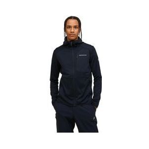 peak performance utility light zip hood fleec black
