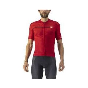 castelli insider short sleeve jersey red