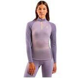 odlo 1 2 zip performance wool 150 violet
