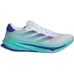 adidas supernova rise hardloopschoenen wit blauw heren