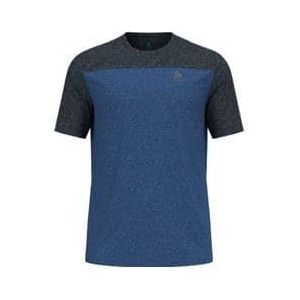 odlo x alp linencool mtb t shirt zwart blauw