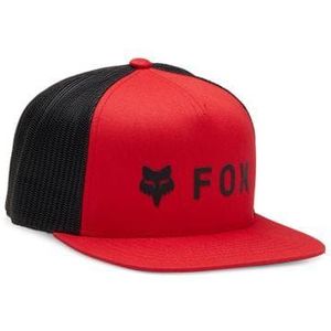 fox snapback mesh absolute cap red