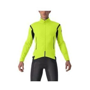 castelli perfetto ros 2 long sleeve jacket dark grey yellow