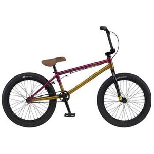 bmx freestyle gt performer mercado 20 5  paars  geel 2022