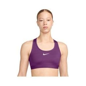 nike swoosh medium support paars dames bh