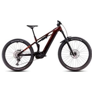 cube stereo hybrid one77 hpc race 800 electric volledig geveerde mtb shimano deore 12s 800 wh 29  27 5  liquid orange 2025