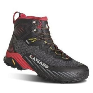 kayland duke mid gore tex wandelschoenen grijs rood