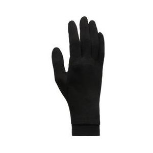 cairn silk heren lange handschoenen zwart