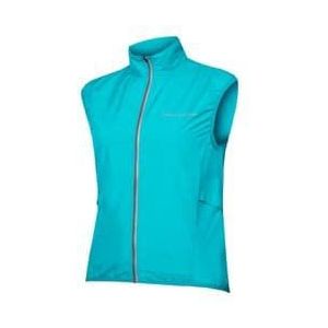 pakagilet endura pacific blue women s sleeveless windbreaker jacket