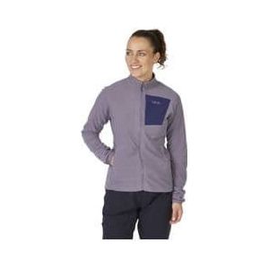 rab tecton women s fleece jacket purple m