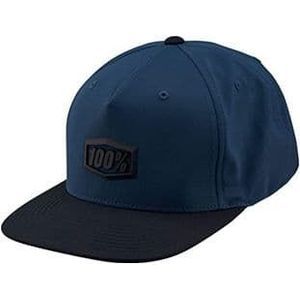 bedrijfs snapback cap 100  blauw zwart