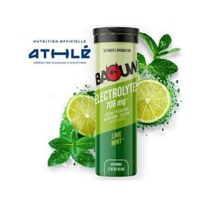 Baouw - Elektrolytendrank - Limoen Mint - 10 Tabletten