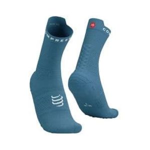 compressport pro racing socks v4 0 run high blue
