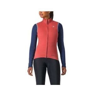 dames castelli perfetto ros 2 mouwloos vest rood