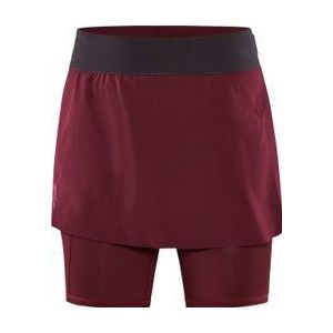 craft pro trail women s 2 in 1 skirt bordeaux