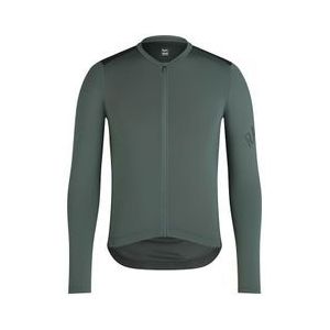 rapha pro team lightweight grey green men s trui met lange mouwen
