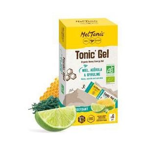 pak van 6 meltonic tonic  bio antioxidant honing acerola spirulina energy gels 6x20g