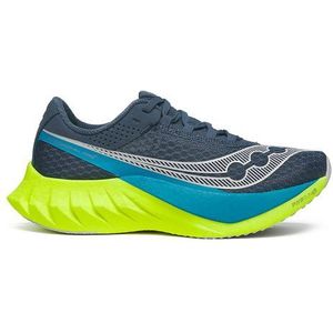 damesschoenen saucony endorphin pro 4 blauw geel