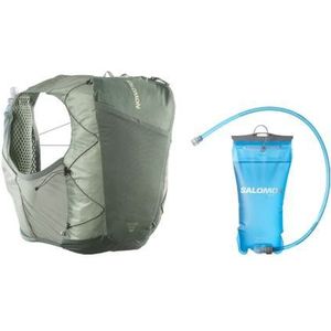 salomon active skin 12 unisex hydratatietas  1 5l waterzak groen