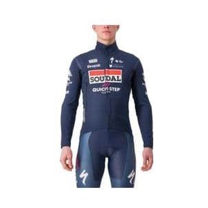 castelli perfetto ros 2 soudal quick step 2024 long sleeve jacket blue
