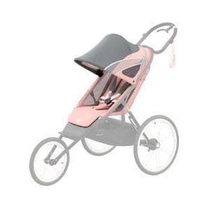 cybex avi running stroller seat pink  grey