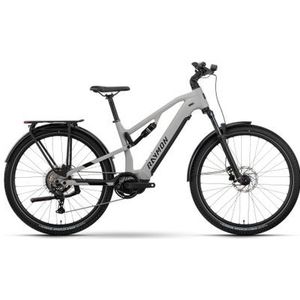 raymon crossray volledig geveerde elektrische trekkingfiets shimano essa 8s 720wh 29  grijs