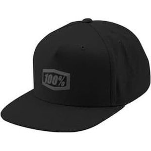 corporate snapback cap 100  zwart