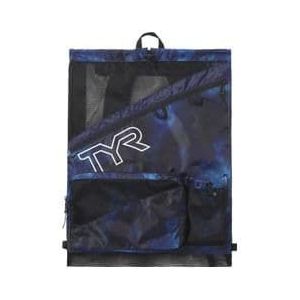 tyr elite team 40l mesh rugzak blauw