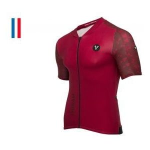 lebram loze bordeaux aero short sleeve jersey