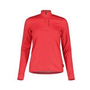damestop met lange mouwen maloja sawangm  rood