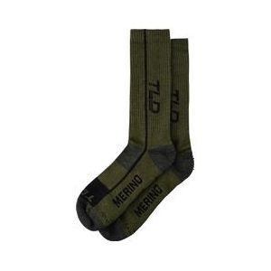 troy lee designs chill merino wool socks green