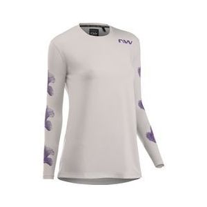 northwave xtrail trui met lange mouwen grijs paars