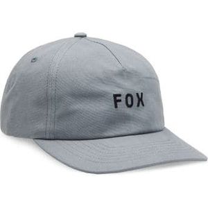 fox wordmark adjustable cap grey