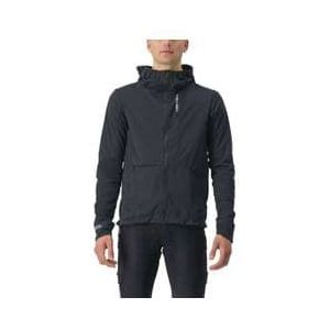 castelli trail hoodie lange mouw jas zwart