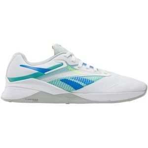 reebok nano x4 cross trainingschoenen wit  blauw  groen