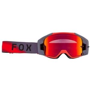 fox vue volatile reflective goggle red