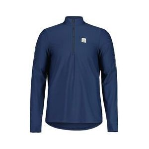 maloja goldammerm  blauwe lange mouw top