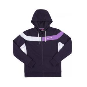 kenny women s navy racing hoodie met ritssluiting