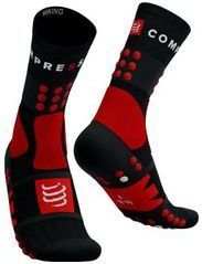 Compressport - Hiking Socks - Zwart Rood Wit - Sportsokken