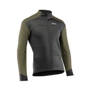 northwave reload long sleeve jacket groen zwart