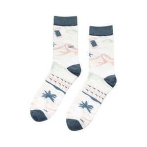 vans classic print 3 4 crew socks wit