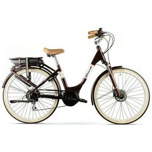 granville e premium elektrische stadsfiets shimano acera 8v 300 wh 700 mm bordeaux 2022