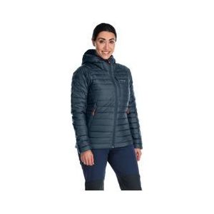 rab microlight alpine women s long jacket blauw