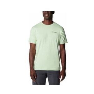 columbia kwick hike grafisch groen technisch t shirt
