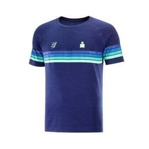 compressport ironman seaside short sleeve jersey navy