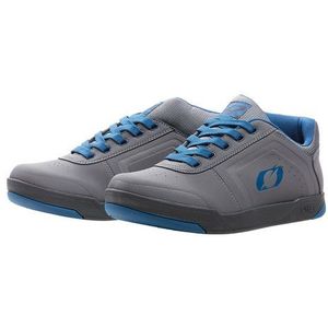 paar o neal pinned pro flat pedal v 22 mtb schoenen grijs blauw