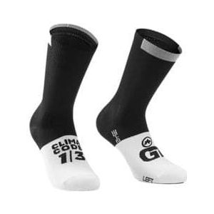 assos gt c2 unisex sokken zwart wit