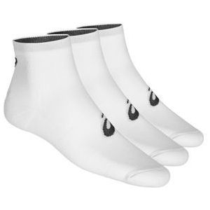 3 paar asics quarter socks white