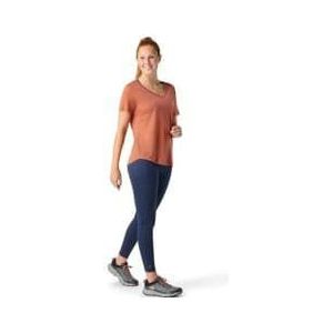 women s short sleeve baselayer smartwool merino sort120v orange
